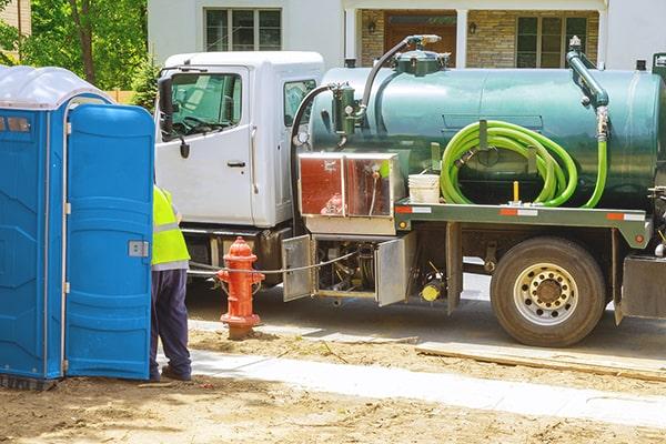 workers at Highland Porta Potty Rental